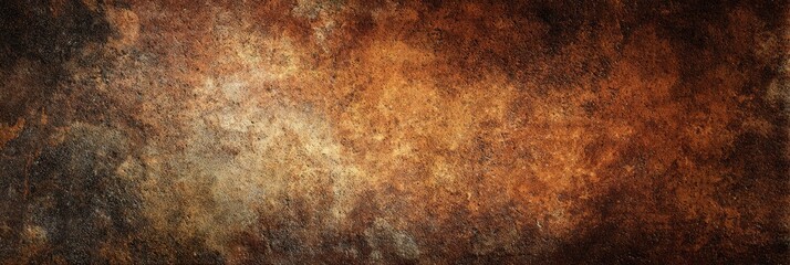 Obraz premium Textured rusty brown surface