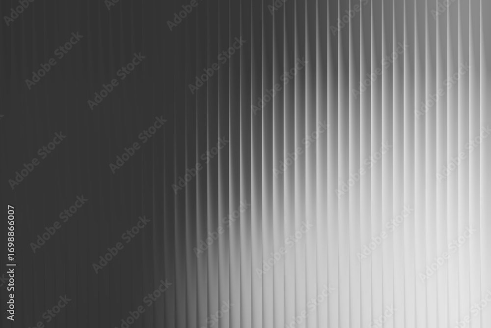 Poster monochromatic abstract vertical lines with subtle light and shadow, suggesting texture and depth