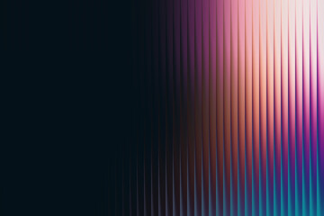 Abstract background with vertical lines and a gradient of purple, pink, and blue hues, creating a futuristic and elegant visual effect