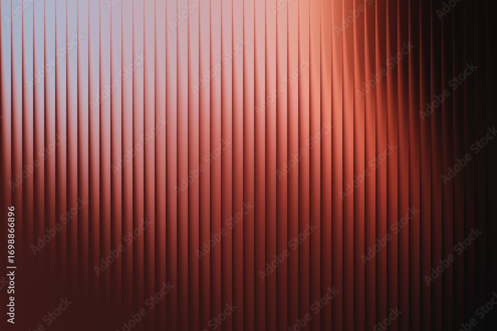 Poster abstract background with vertical ribbed texture and warm gradient lighting, creating a sense of dep