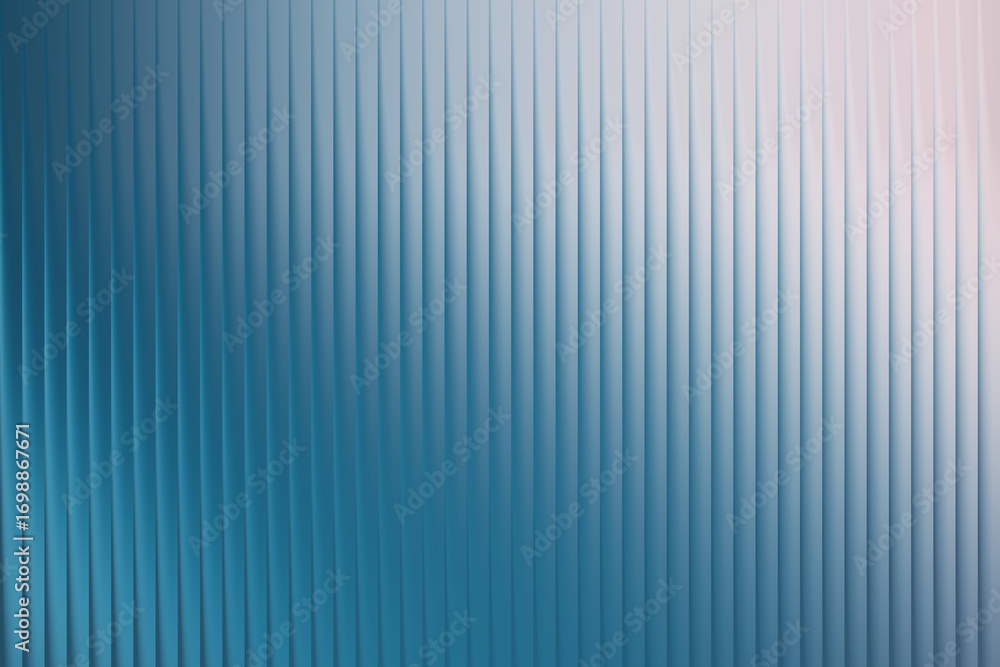 Poster textured abstract backdrop with vertical lines in a cool blue and soft pink gradient, offering a ser