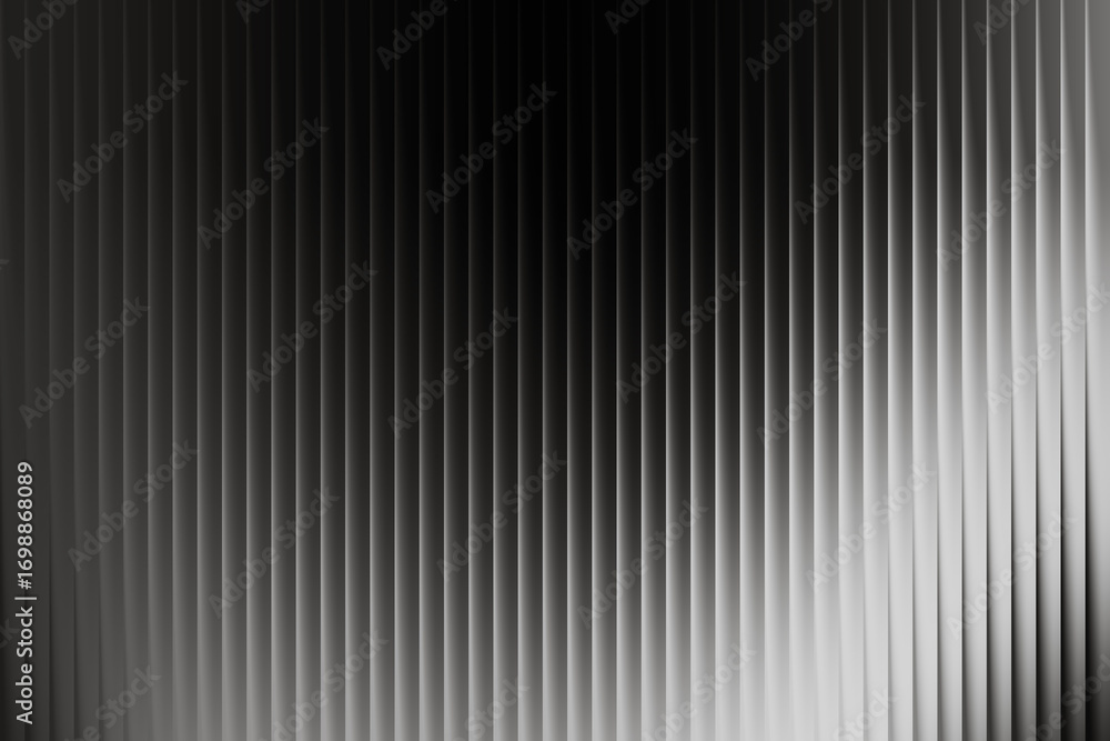 Poster abstract vertical ribbed texture background with gradient of dark gray to light gray and subtle refl