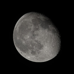 Moon Close-up on 10 September 2025 – Detailed Lunar Surface