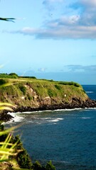 view of the coast of the sea