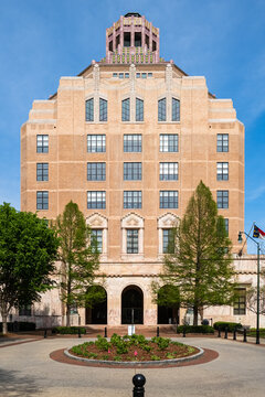 Asheville Municipal Building Cityscape