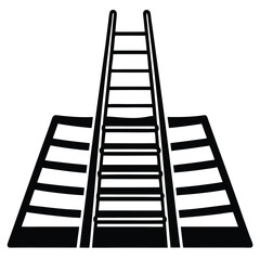 corporate ladder vector art
