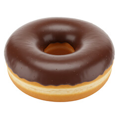 Filled donut offering a sweet treat with delicious creamy filling
