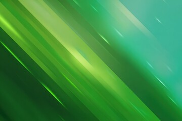 Vibrant green and turquoise abstract background with sharp diagonal lines and bright highlights, suggesting speed, energy, and innovation in a dynamic composition