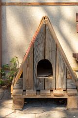 Wooden Dog House on Pallet