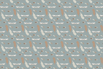 Obraz premium Antique Illustration style seamless pattern featuring Halloween elements, perfect for fabric, gift wrap, packaging, wallpapers, invitations, digital background