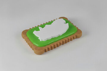 SA country shape - South African cookies