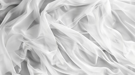 Fototapeta premium Soft, flowing abstract background of gray fabric, delicate texture, artistic concept of fabric.