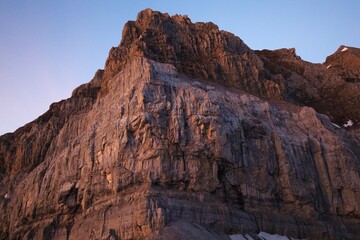 red rocks in the mountains