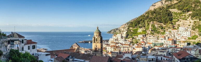 Amalfi town panorama, Amalfi Coast, Italy