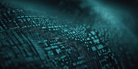 Abstract teal geometric pattern