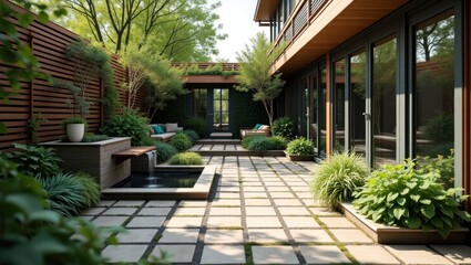 Fototapeta premium comfortable garden