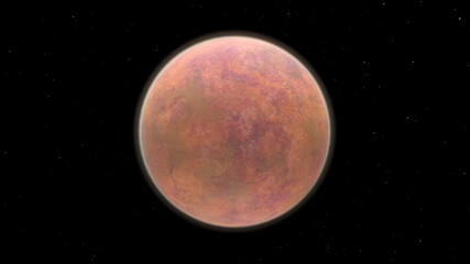 惑星　3DCGレンダリング