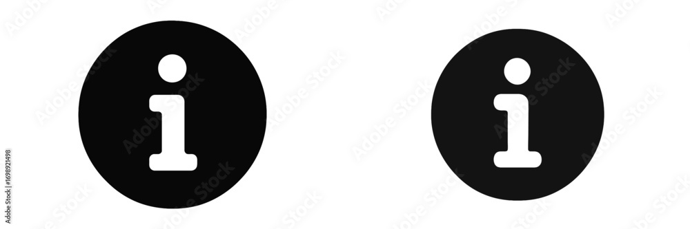 Aufkleber icon symbols representing information in a minimalistic and modern style suitable for various applic