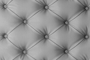 White light natural leather sofa upholstery pattern button classic texture luxury background