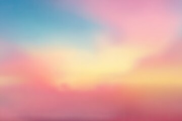 Naklejka premium Soft, pastel-toned, blurred sky