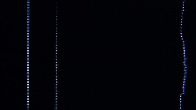 Digital TV Damage Transition Video 4K with Glitch Noise and Retro Static.