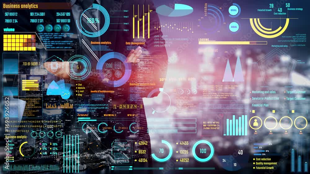 Poster data analytics and big data strategy for real-time analytics, predictive data modeling, business int