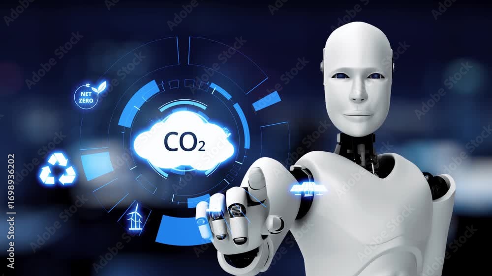Poster ai supports net zero goals via virtual assistant insights, ai-based green strategies, and artificial