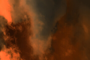 Sky orange sunset dark clouds nature evening red cloud landscape black beautiful summer background