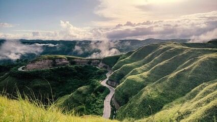panorama of the mountains