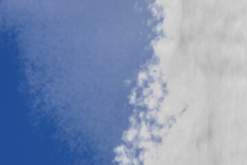 White soft clouds texture bright blue light sky cloudy background