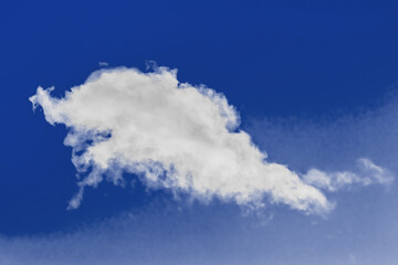 White cloud atmosphere air nature weather blue sky background abstract