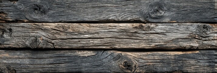 Weathered wooden planks showcase intricate textures and patterns in natural light