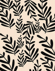 seamless pattern with leaves