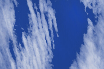 Blue sky white nature cloudy background light day cloudscape bright summer abstract weather atmosphere