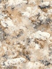 Abstract pattern of blended earth tones.  A textured surface of beige, tan, and gray tones in a mottled, splotchy design