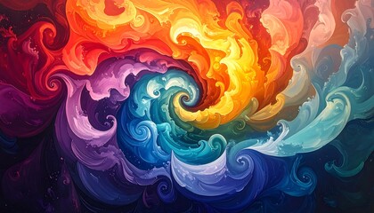 Abstract swirling colors (3)