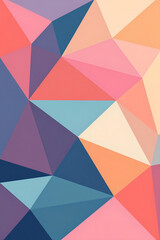 Abstract Geometric Shapes Background in Minimal Pastel Tones – Modern Clean Design