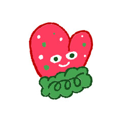 Hand Drawn Christmas Doodle Sticker Illustration