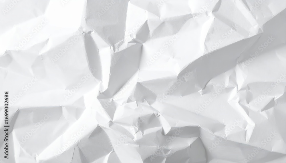 Aufkleber an overhead shot features a textured white background created by a crumpled sheet of paper with mult