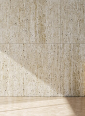 Large luxury modern bright interiors Living room mockup illustration 3D rendering image