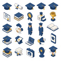 25 Graduation Icon Pack