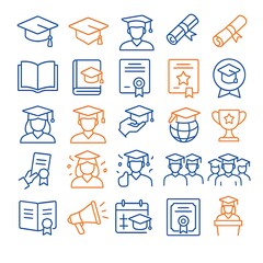 25 Graduation Icon Pack