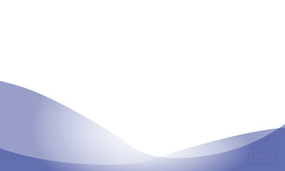 Blank abstract blue background with a curled paper corner design