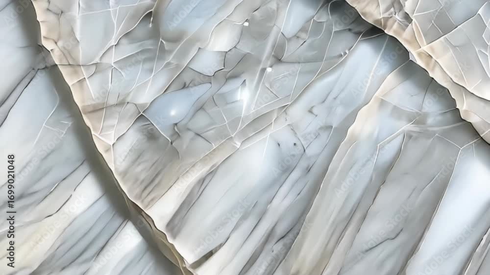 Poster elegant marble: a macro-level perspective reveals a stunning natural pattern in stone, where texture