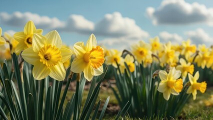 Spring Daffodils in Bloom (1)
