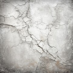 Obraz premium Cracked, weathered, light gray surface