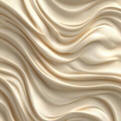 Fototapeta premium Abstract cream-colored, flowing, wavy texture