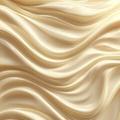 Obraz premium Creamy, flowing, light beige liquid texture