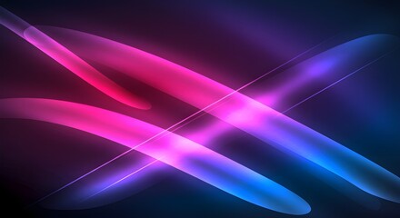 Abstract Neon Light Patterns