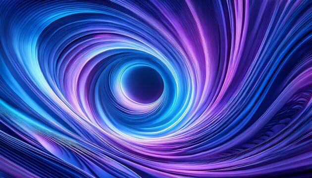 mesmerizing abstract vortex in blue and purple tones n hypnotic digital art background